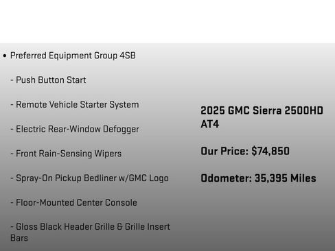 Used 2025 GMC Sierra 2500 AT4 AWD/4WD image 12