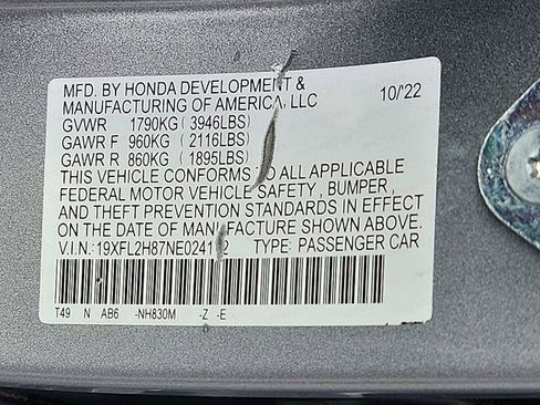Certified 2022 Honda Civic Sport image 26