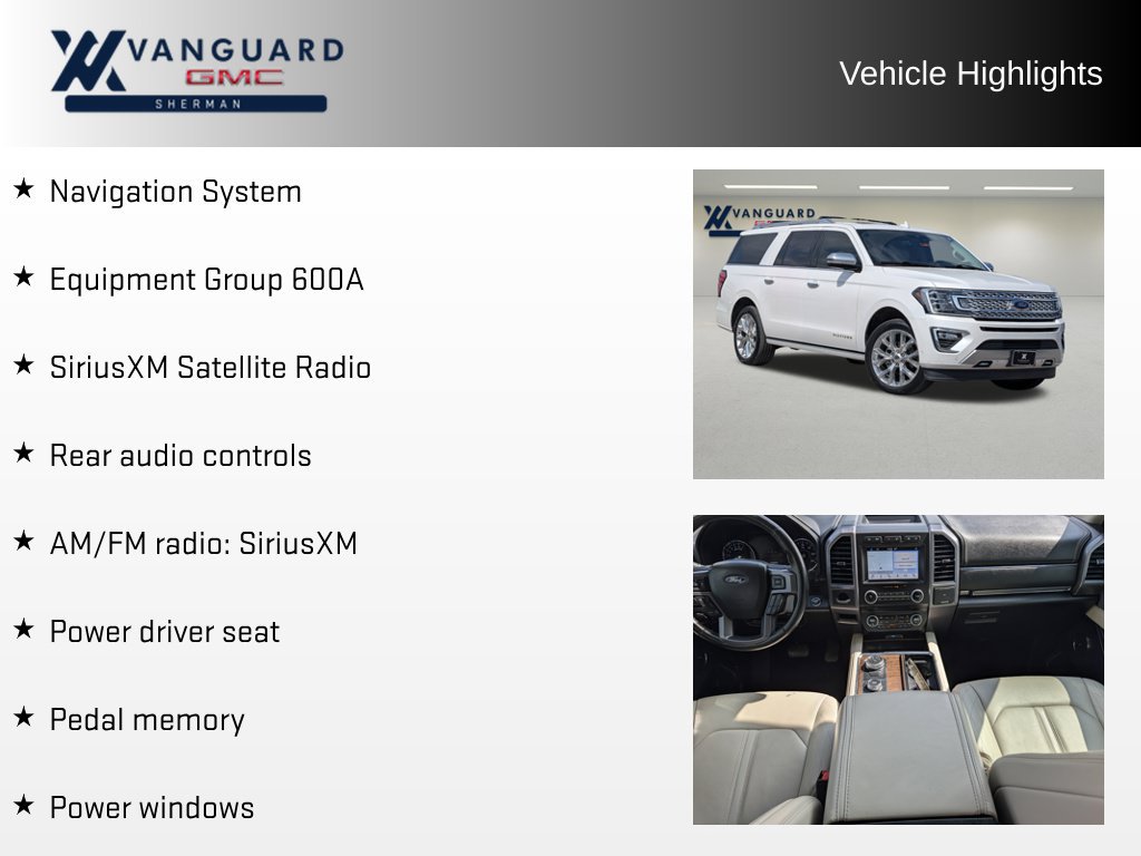 Used 2019 Ford Expedition Max Platinum AWD/4WD image 5