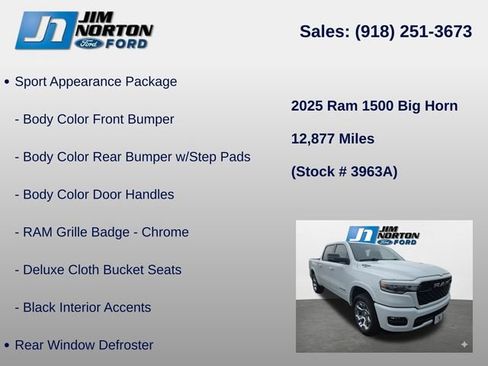 Used 2025 RAM 1500 Big Horn AWD/4WD image 15