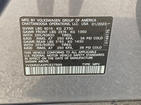 Used 2023 Volkswagen Atlas SE AWD/4WD image 18