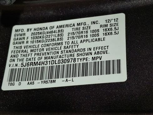 Used 2013 Honda CR-V LX image 27