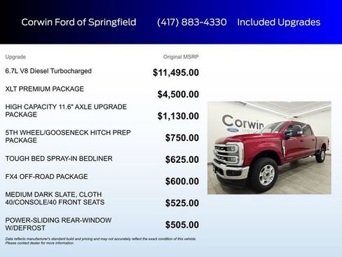 New 2026 Ford F250 XLT w/ XLT Premium Package AWD/4WD image 5