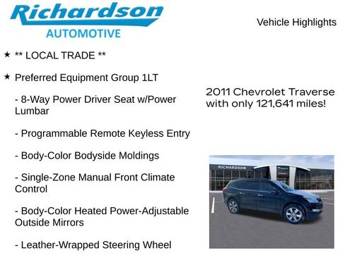 Used 2011 Chevrolet Traverse LT w/ Personal Connectivity Package image 11