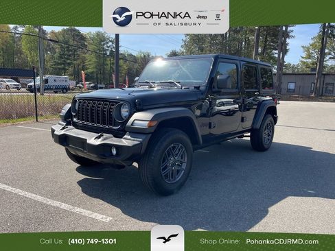 Certified 2025 Jeep Wrangler Unlimited Sport AWD/4WD image 1