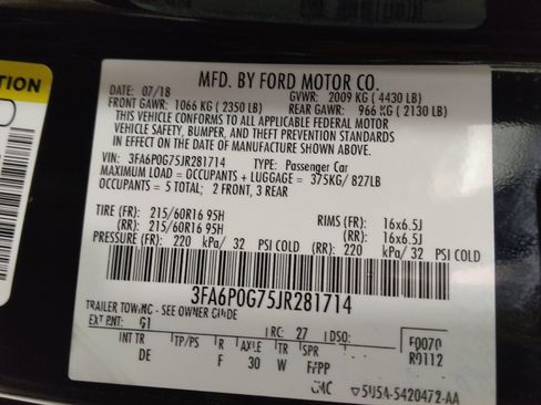 Used 2018 Ford Fusion S FWD image 33