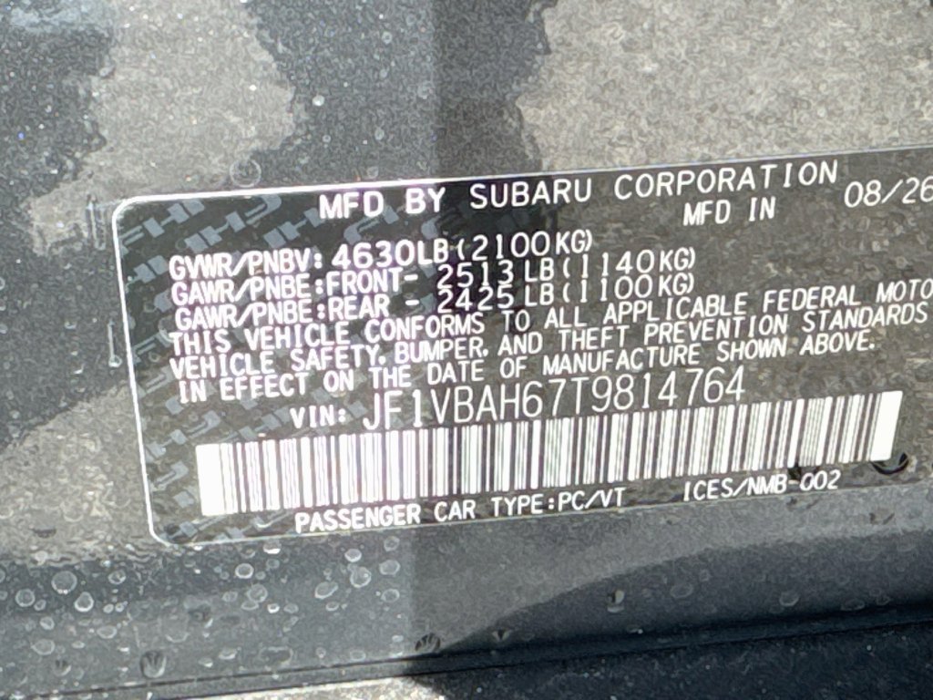 New 2026 Subaru WRX Premium AWD/4WD image 39