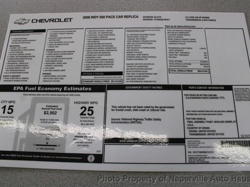 Used 2008 Chevrolet Corvette Convertible w/ Preferred Equipment Group RWD image 45