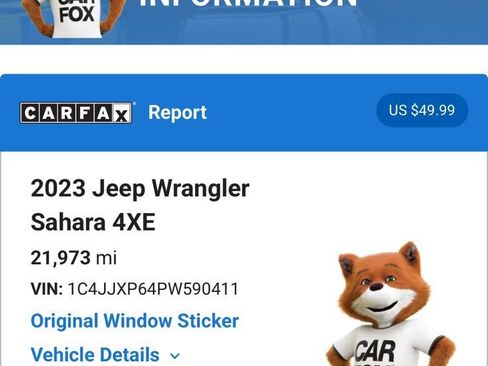 Used 2023 Jeep Wrangler Unlimited Sahara w/ Cold Weather Group AWD/4WD image 6