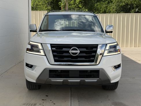 Used 2021 Nissan Armada Platinum w/ Captain's Chairs Package AWD/4WD image 2