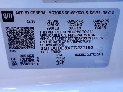 New 2026 GMC Sierra 1500 SLT w/ SLT Premium Plus Package AWD/4WD image 26