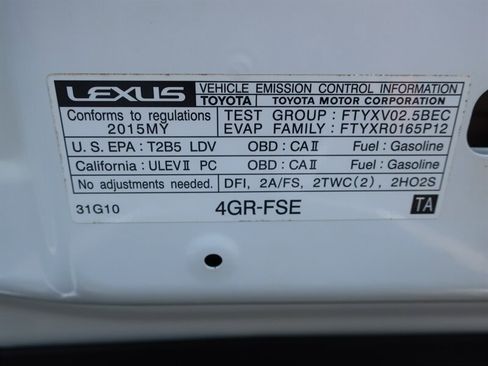 Used 2015 Lexus IS 250 w/ F-Sport Package RWD image 34