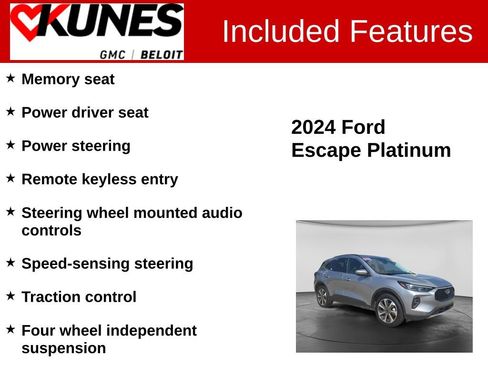 Used 2024 Ford Escape Platinum AWD/4WD image 3