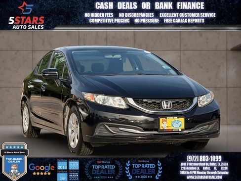 Used 2015 Honda Civic LX image 1