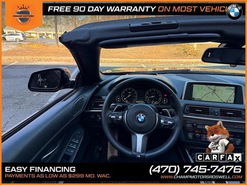 Used 2014 BMW 640i Convertible w/ M Sport Edition image 27