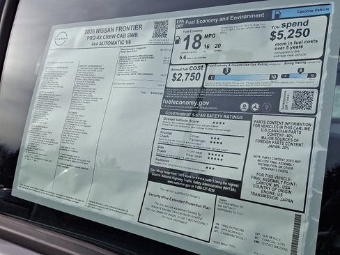 New 2026 Nissan Frontier PRO-4X image 5