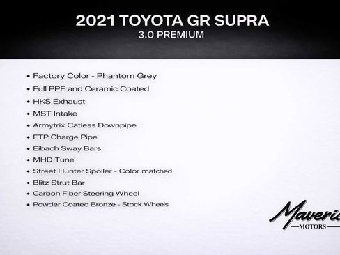 Used 2021 Toyota Supra Premium image 2