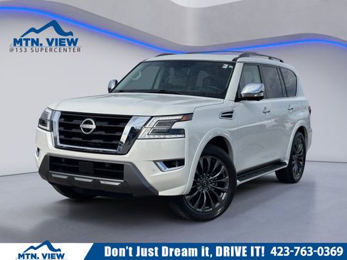 Used 2024 Nissan Armada Platinum w/ Captain's Chairs Package image 1