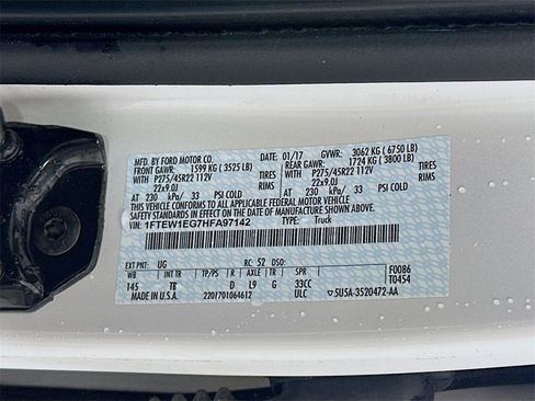 Used 2017 Ford F150 Limited w/ Trailer Tow Package image 27