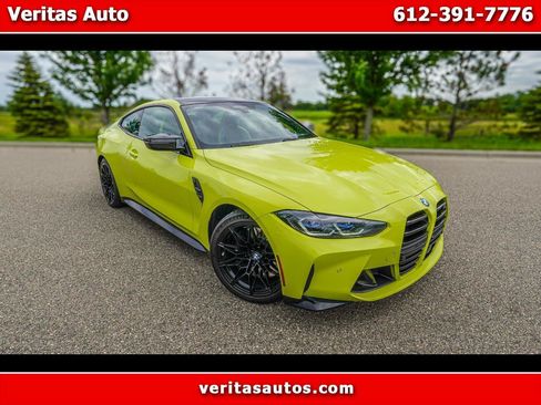 Used 2022 BMW M4 Competition w/ M Carbon Exterior Package RWD image 1