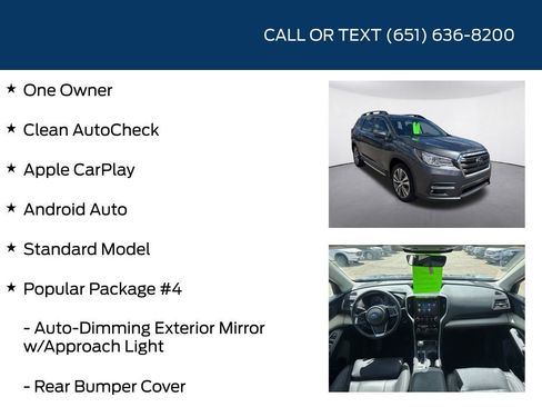 Used 2020 Subaru Ascent Limited w/ Popular Package #4 AWD/4WD image 5