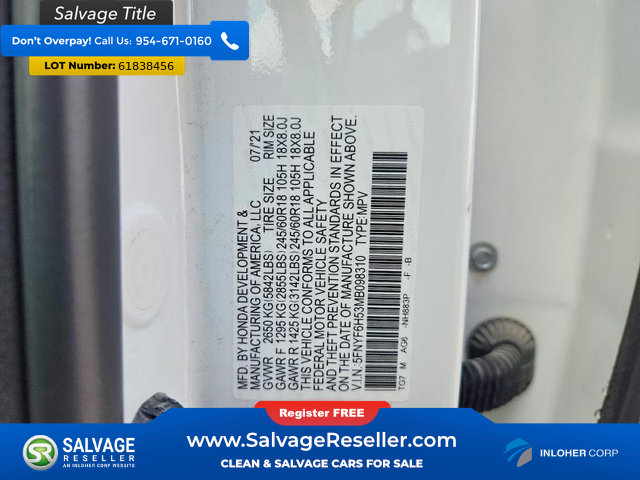 Used 2021 Honda Pilot EX-L image 16