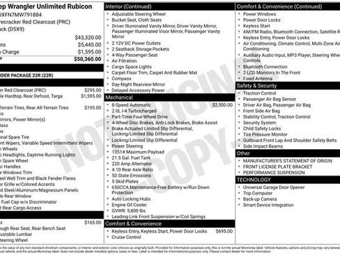 Used 2021 Jeep Wrangler Unlimited Rubicon image 35