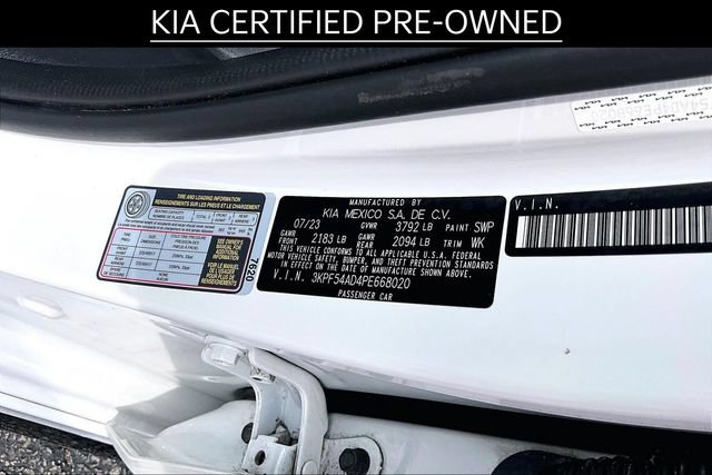 Certified 2023 Kia Forte GT-Line w/ GT-Line Premium Package FWD image 28
