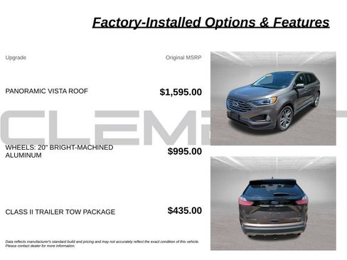 Used 2019 Ford Edge Titanium w/ Class II Trailer Tow Package AWD/4WD image 5