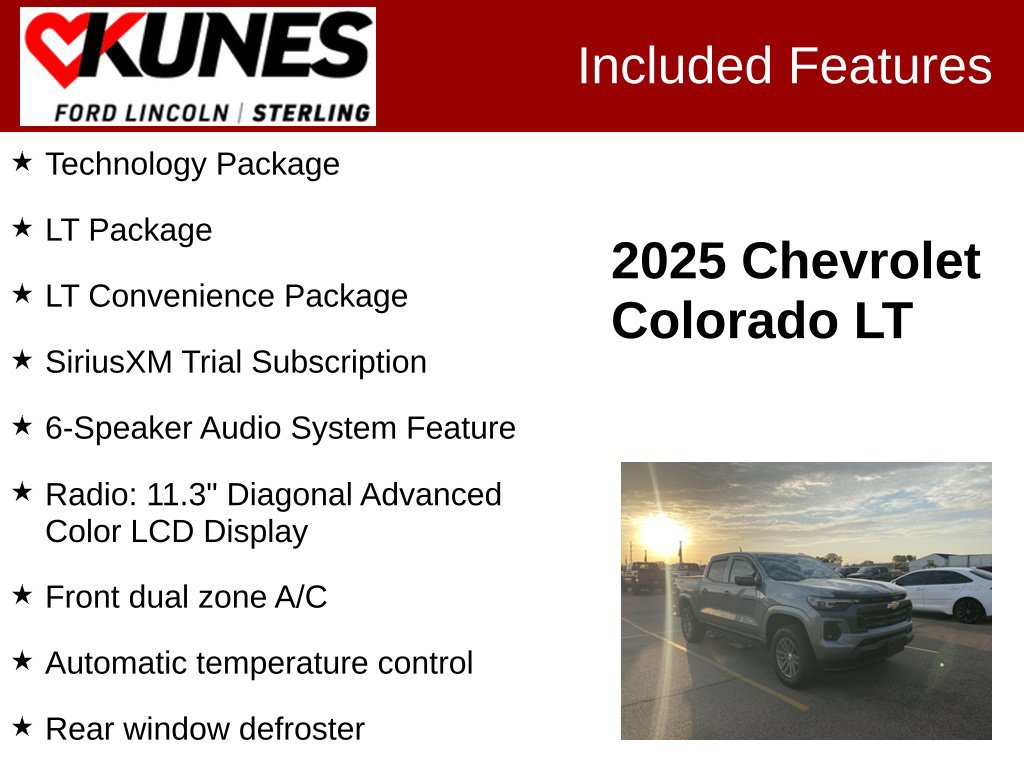 Used 2025 Chevrolet Colorado LT w/ LT Convenience Package AWD/4WD image 3