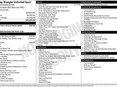 Used 2022 Jeep Wrangler Unlimited Sport image 25