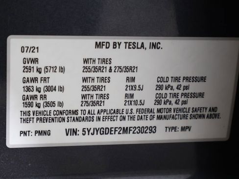 Used 2021 Tesla Model Y Performance AWD/4WD image 55