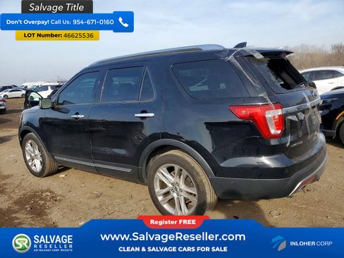 Used 2016 Ford Explorer Limited w/ Equipment Group 301A FWD image 3
