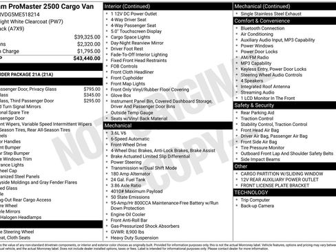 Used 2021 RAM ProMaster 2500 FWD image 4