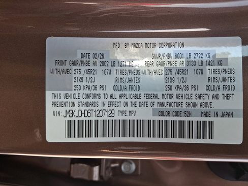 New 2026 MAZDA CX-70 3.3 Turbo w/ Premium Package AWD/4WD image 16