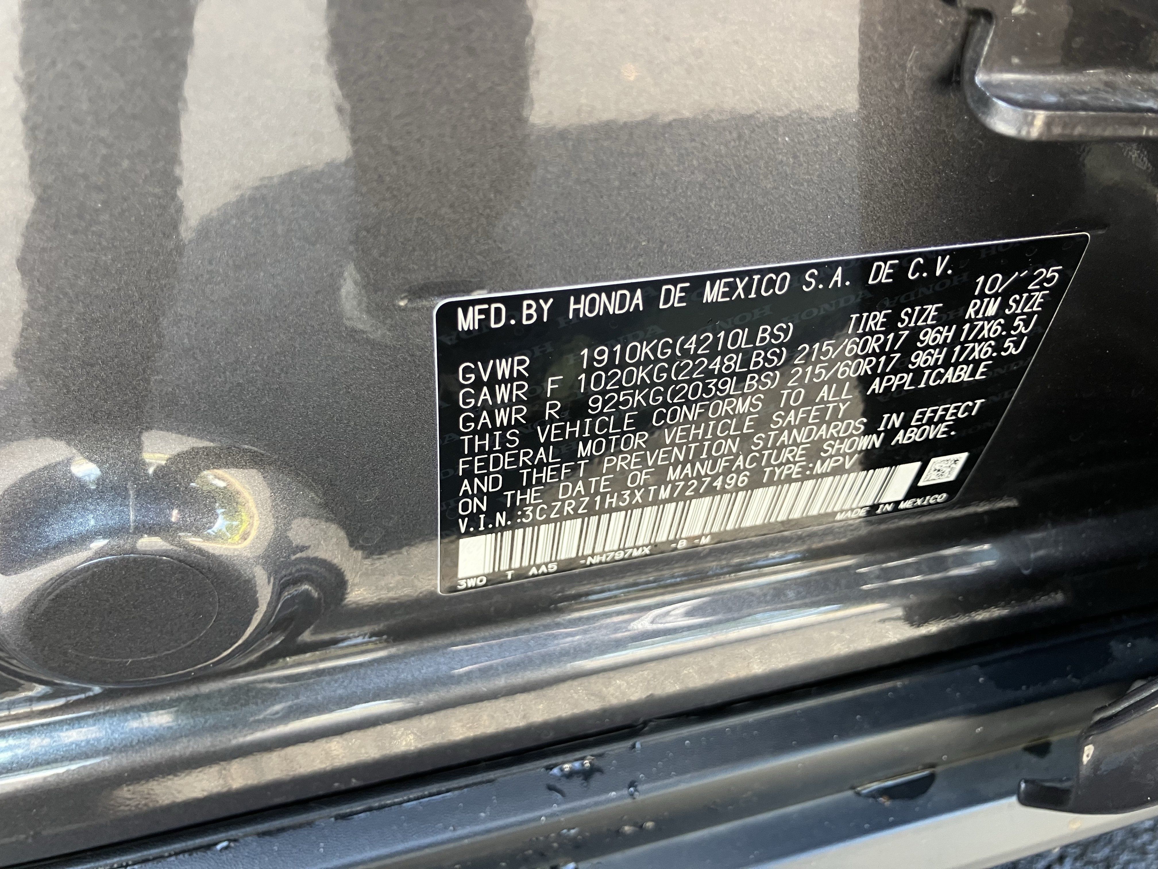 Certified 2026 Honda HR-V LX image 36