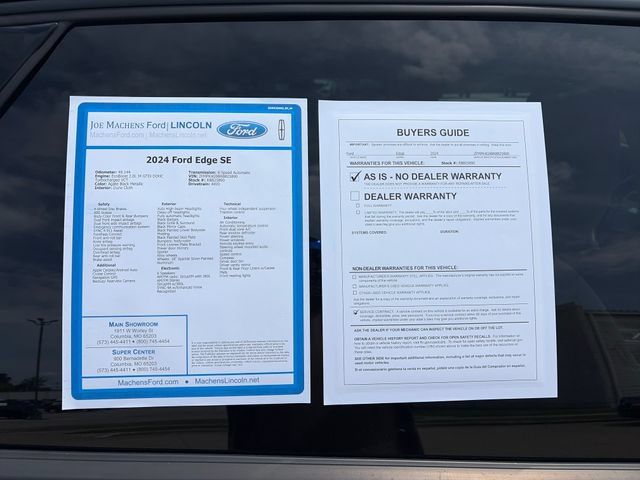 Used 2024 Ford Edge SE AWD/4WD image 32