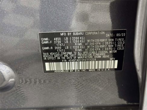 Used 2024 Subaru Outback Premium image 16