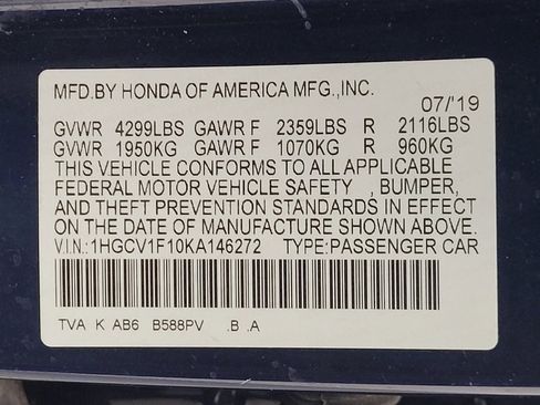 Used 2019 Honda Accord LX image 33