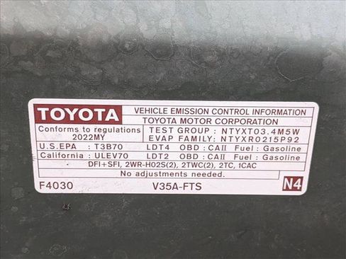 Used 2022 Toyota Tundra SR5 w/ TRD Sport Package RWD image 14