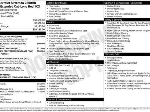 Used 2025 Chevrolet Silverado 2500 Custom w/ Custom Value Package AWD/4WD image 16