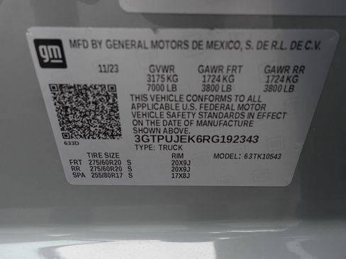 Used 2024 GMC Sierra 1500 Elevation AWD/4WD image 20