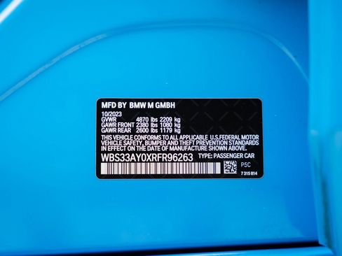 Used 2024 BMW M3 Competition image 59