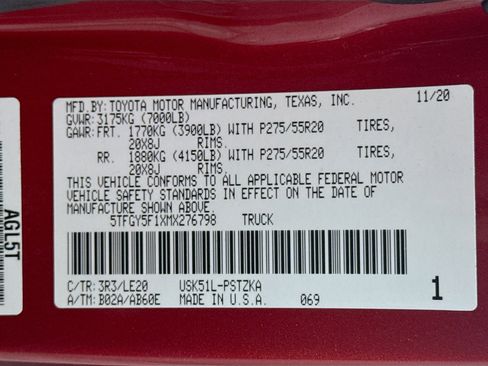 Used 2021 Toyota Tundra Platinum RWD image 40