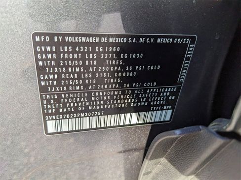 Certified 2023 Volkswagen Taos SE w/ Panoramic Sunroof Package image 34