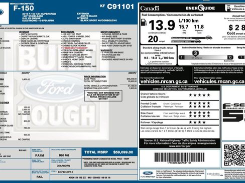 Used 2019 Ford F150 XLT w/ Equipment Group 302A Luxury AWD/4WD image 9