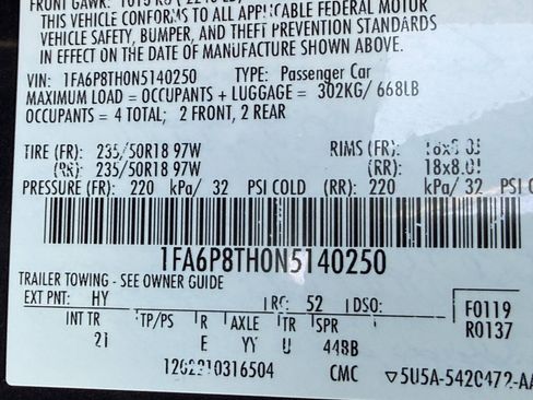 Used 2022 Ford Mustang Coupe w/ Equipment Group 101A RWD image 28