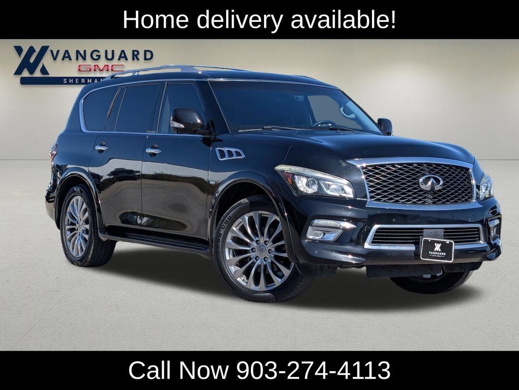 Used 2015 INFINITI QX80 4WD w/ 22" Wheel Package 360° Tour