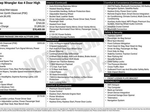 Used 2024 Jeep Wrangler High Altitude image 36