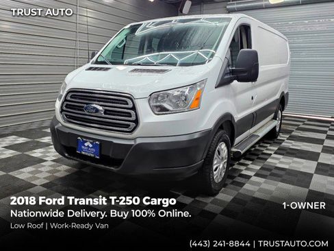 Used 2018 Ford Transit 250 130 Low Roof w/ Exterior Upgrade Package RWD image 1